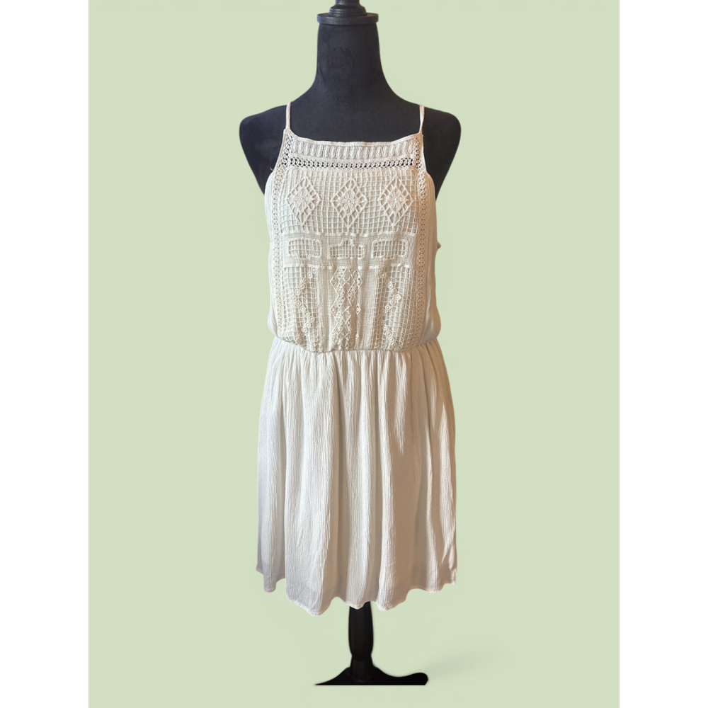 EUC Mossimo Cream Tank Dress - Size M